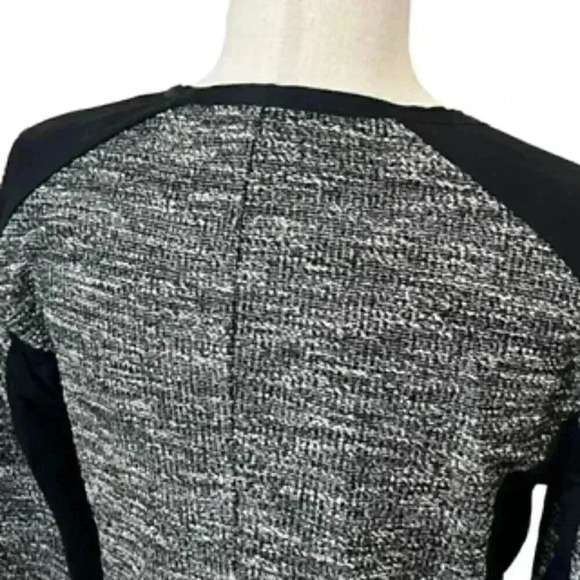 Eileen Fisher Black And White Tweed Knit Zip Front Jacket Women’s Sz‎ Medium - Picture 9 of 11